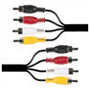 4x RCA Phono Plugs To 4x RCA Phono Plugs 1.2M