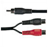 RCA Phono Plug to 2x RCA Phono Sockets 0.2m
