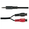 3.5mm Stereo Plug to 2x RCA Sockets 0.2m