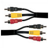 3x RCA Phono Plugs To 3x RCA Phono Plugs 1.5M