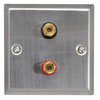 Speaker Wallplate for a Single Speaker Steel