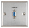 VGA Steel Wallplate