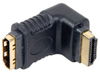 HDMI Right Angled Coupler Plug to Plug