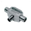 Die-cast Aluminium Radio/TV Splitter 1 Socket - 2 Plug