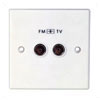 TV/FM Wall Plate