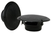 Pair of 100W 8 Ohm Water Resistant Ceiling Speakers - Black