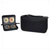 CD Carry Case, leather like finish - 96 CDs
