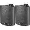Monacor MKA-60SET/SW Active Stereo Speaker System 2 x 15W RMS - Black