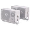 Pair Of 4ohm 50w Max 3-way Speaker Set Various Colours
