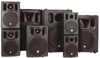 Moulded PA / Disco Speakers PAIR - 2 x 6'' 80W RMS