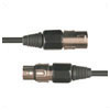 1.5m XLR Plug to XLR Socket - Black