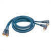 High Quality Lead 2x 90� RCA - 2x RCA 1m