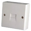 Telephone Socket - 2/6A single surface - 283.939 -