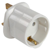 European Plug To UK Socket Mains Adapter