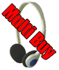 Multi Buy 100 Lightweight Stereo Headphones - Ideal for Computers