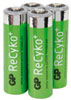 GP� ReCyko+ NiMH Rechargeable Batteries 4 x AA 2050mAh