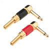 Heavy Duty Heavy Duty Gold Plated Right Angle 6.3mm Mono Jack Plugs Various Colours