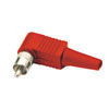 Right Angle RCA Phono Plug Plastic Cover Various Colours