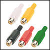 RCA Phono In Line Plastic Sockets Various Colours