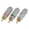 Gold Plated RCA Phono Plugs Various Colous