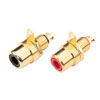 Gold Plated RCA Chassis Socket Various Colours
