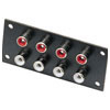 8 x Chrome Plated RCA Phono Chassis Socket