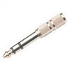 6.3mm Stereo Jack Plug To 6.3mm Mono Jack Socket In Metal