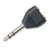 6.3mm Stereo Plug To 2 x 3.5mm Stereo Sockets
