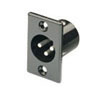 3 Pin XLR Chassis Plug