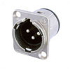 Neutrik� 3-pin XLR Chassis Socket NC3MD-L-1