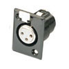 3 Pin XLR Chassis Socket