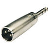 3 Pin XLR Plug To 6.3mm Stereo Jack Plug