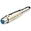 3 Pin XLR Socket To 6.3mm Mono Jack Socket