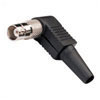 BNC Right Angle Plug With Plastic Cover Screw/Crimp Fixing