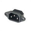 10a 3-pin  IEC Chassis Plug