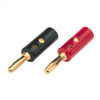 Gold Plated Banana Plugs - Red - 781.036 -