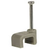 Grey Flat Cable Clips