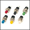 Push Switch To Make Normally Open Various Colours
