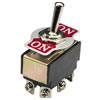 Toggle Switch 2 x On/On With Indicator Plate 250Vac 5A