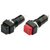 Square Latching On/Off 2-Pin Switch 250Vac Various Colours