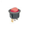 Red On/Off Round Rocker Switch With Lamp
