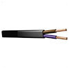 2 Core Oval Mains PVC Cable 6A White 100m