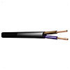 2 Core Round Mains PVC Cable 6A White 100m