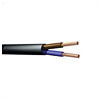 2 Core Round Mains PVC Cable 10A White 100m
