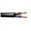 2 Core Round Mains PVC Cable 15A White 100m