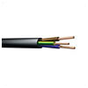 3 Core Round Mains PVC Cable 10A White 100m