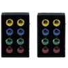 16 Lamp Light Box With Built In Controller Featuring Sound To Light Function, Speed Control and Carry Handle
