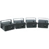 Soundlab Black 100W Vexin Lighting Effect Kit Consisting of 4 Lights With Master Slave Option
