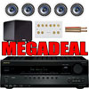 Onkyo & Polk 5.1 Amplifier Ceiling Speakers & Subwoofer MEGADEAL