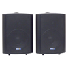 Pair of Black 100V Line 50W Background Music Speakers